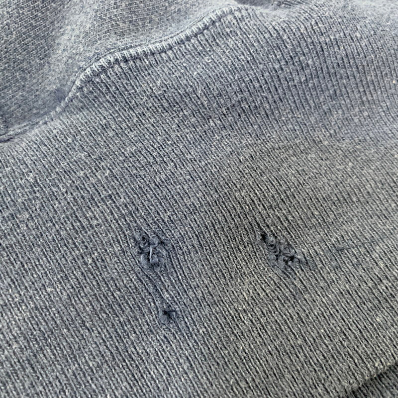 【現状渡し品】【メンズ】 CHANPION チャンピオン DAMAGE REVERSE WEAVE SWEATSHIRT ダメージ リバース ウィーブ スウェットシャツ トップス 146-260709-kh-10-izu カラー：ネイビー 万代Net店