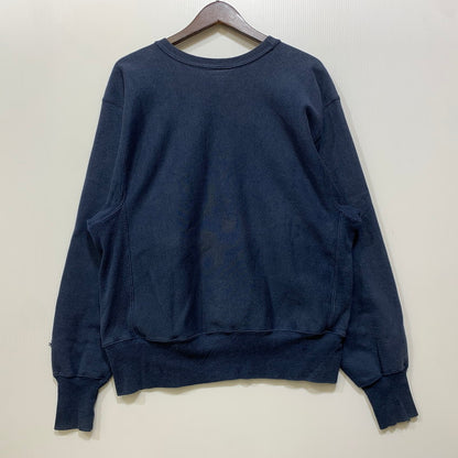 【現状渡し品】【メンズ】 CHANPION チャンピオン DAMAGE REVERSE WEAVE SWEATSHIRT ダメージ リバース ウィーブ スウェットシャツ トップス 146-260709-kh-10-izu カラー：ネイビー 万代Net店