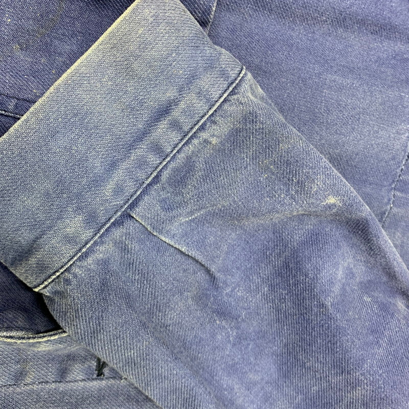 【中古品】【メンズ】 EURO VINTAGE ユーロヴィンテージ MOLESKIN WORK JACKET モールスキン ワーク ジャケット アウター 146-260708-yn-15-izu サイズ：52 カラー：ブルー 万代Net店