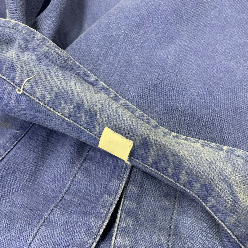 【中古品】【メンズ】 EURO VINTAGE ユーロヴィンテージ MOLESKIN WORK JACKET モールスキン ワーク ジャケット アウター 146-260708-yn-15-izu サイズ：52 カラー：ブルー 万代Net店