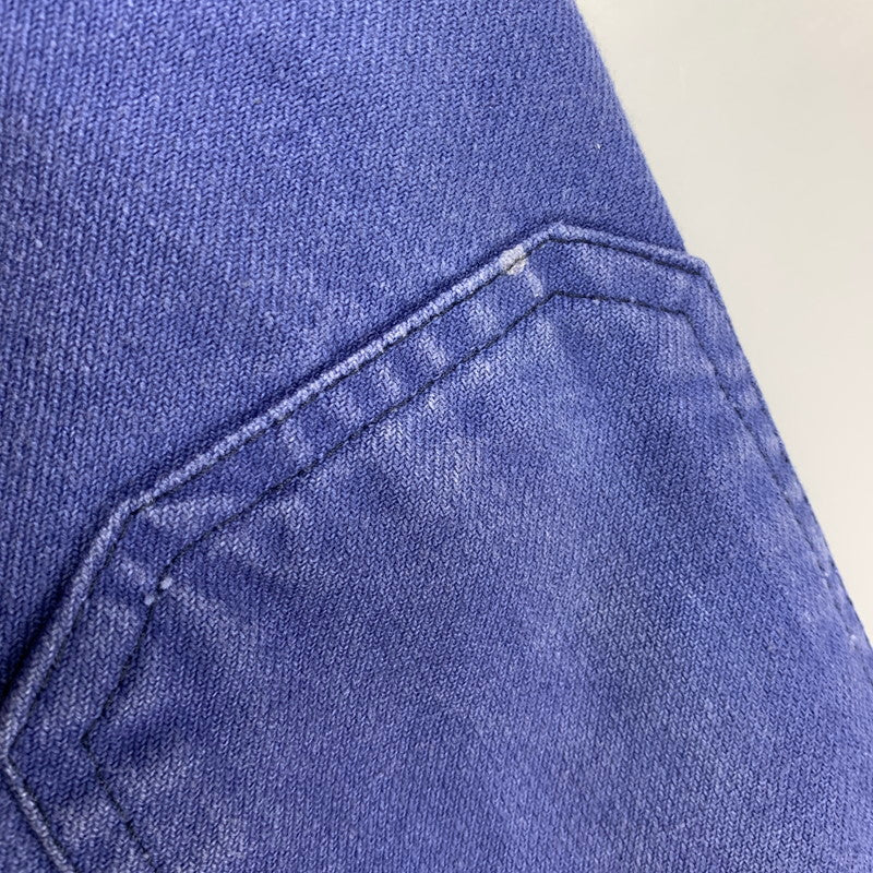 【中古品】【メンズ】 EURO VINTAGE ユーロヴィンテージ MOLESKIN WORK JACKET モールスキン ワーク ジャケット アウター 146-260708-yn-15-izu サイズ：52 カラー：ブルー 万代Net店