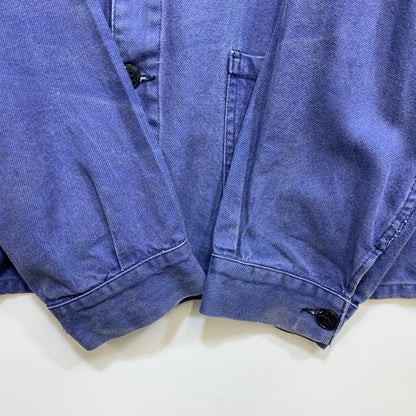 【中古品】【メンズ】 EURO VINTAGE ユーロヴィンテージ MOLESKIN WORK JACKET モールスキン ワーク ジャケット アウター 146-260708-yn-15-izu サイズ：52 カラー：ブルー 万代Net店