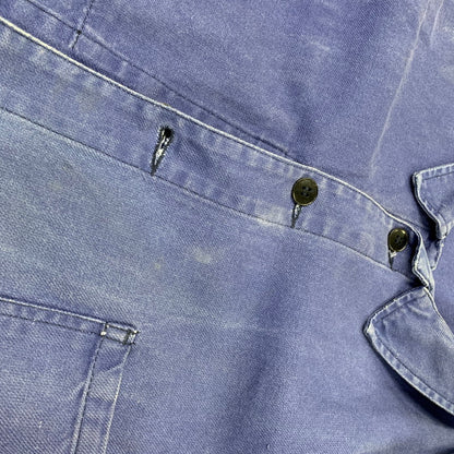 【中古品】【メンズ】 EURO VINTAGE ユーロヴィンテージ MOLESKIN WORK JACKET モールスキン ワーク ジャケット アウター 146-260708-yn-15-izu サイズ：52 カラー：ブルー 万代Net店