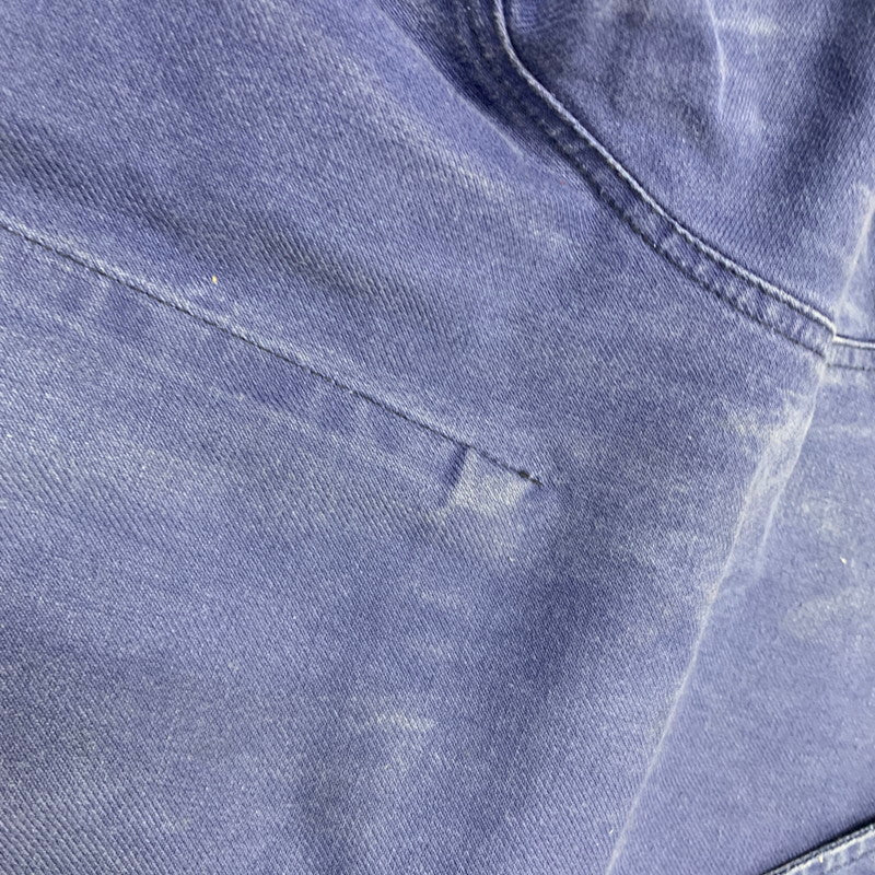 【中古品】【メンズ】 EURO VINTAGE ユーロヴィンテージ MOLESKIN WORK JACKET モールスキン ワーク ジャケット アウター 146-260708-yn-15-izu サイズ：52 カラー：ブルー 万代Net店