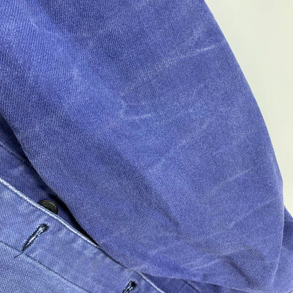 【中古品】【メンズ】 EURO VINTAGE ユーロヴィンテージ MOLESKIN WORK JACKET モールスキン ワーク ジャケット アウター 146-260708-yn-15-izu サイズ：52 カラー：ブルー 万代Net店