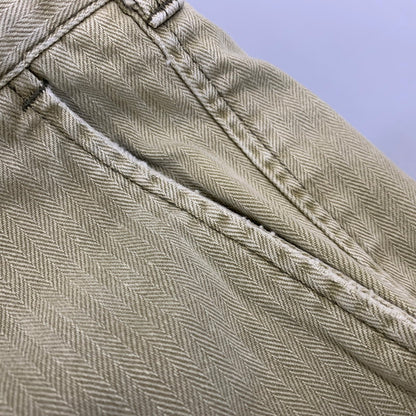 【中古品】【メンズ】 SCHOTT ショット 5730-03 COMBAT コンバット トラウザーズ パンツ ボトムス 156-260709-kh-14-izu サイズ：34×34 カラー：ベージュ系 万代Net店