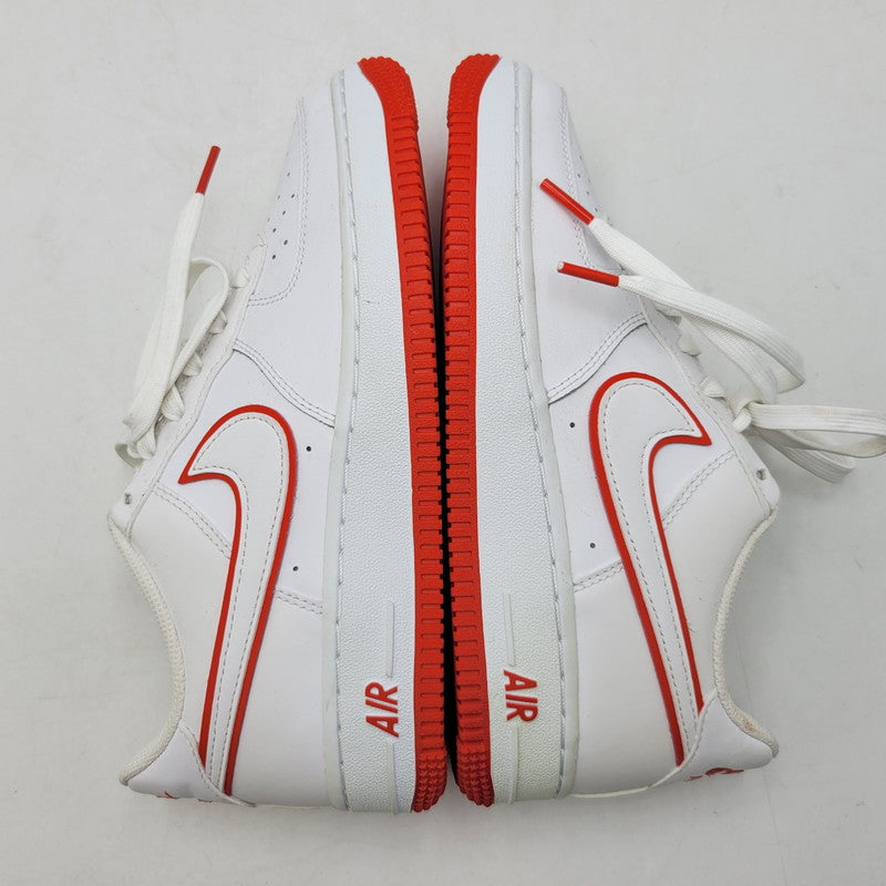 【中古品】【レディース】 NIKE ナイキ GS AIR FORCE 1 LOW DV7762-101 GS エアフォース1 ロー スニーカー 靴 166-260708-as-24-izu サイズ：23.5cm カラー：WHITE/PICANTE RED/WHITE 万代Net店