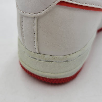 【中古品】【レディース】 NIKE ナイキ GS AIR FORCE 1 LOW DV7762-101 GS エアフォース1 ロー スニーカー 靴 166-260708-as-24-izu サイズ：23.5cm カラー：WHITE/PICANTE RED/WHITE 万代Net店