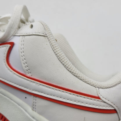 【中古品】【レディース】 NIKE ナイキ GS AIR FORCE 1 LOW DV7762-101 GS エアフォース1 ロー スニーカー 靴 166-260708-as-24-izu サイズ：23.5cm カラー：WHITE/PICANTE RED/WHITE 万代Net店