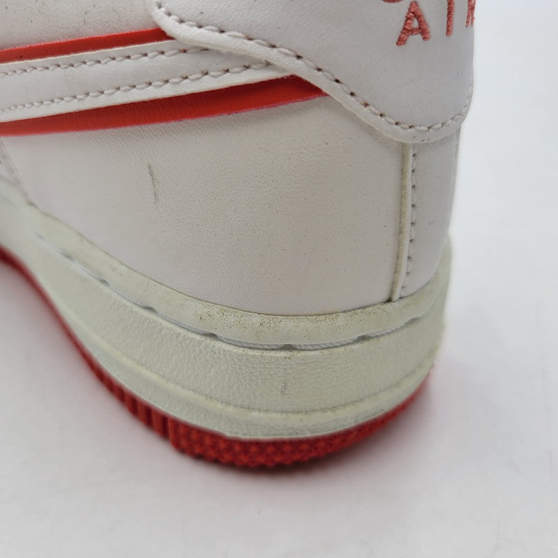 【中古品】【レディース】 NIKE ナイキ GS AIR FORCE 1 LOW DV7762-101 GS エアフォース1 ロー スニーカー 靴 166-260708-as-24-izu サイズ：23.5cm カラー：WHITE/PICANTE RED/WHITE 万代Net店
