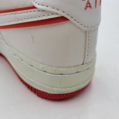 【中古品】【レディース】 NIKE ナイキ GS AIR FORCE 1 LOW DV7762-101 GS エアフォース1 ロー スニーカー 靴 166-260708-as-24-izu サイズ：23.5cm カラー：WHITE/PICANTE RED/WHITE 万代Net店