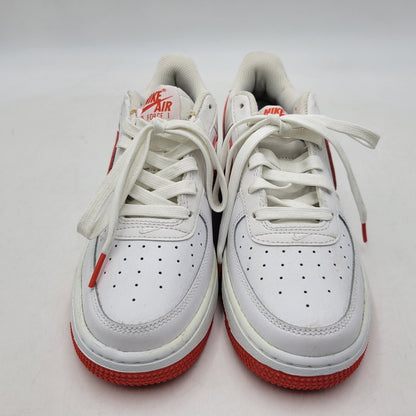 【中古品】【レディース】 NIKE ナイキ GS AIR FORCE 1 LOW DV7762-101 GS エアフォース1 ロー スニーカー 靴 166-260708-as-24-izu サイズ：23.5cm カラー：WHITE/PICANTE RED/WHITE 万代Net店