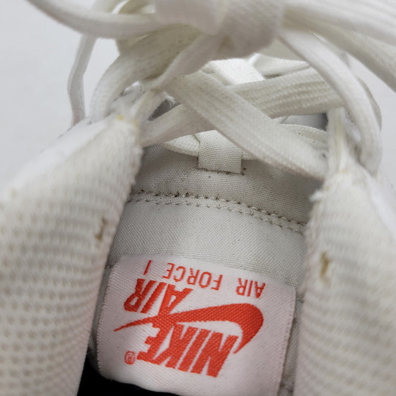 【中古品】【レディース】 NIKE ナイキ GS AIR FORCE 1 LOW DV7762-101 GS エアフォース1 ロー スニーカー 靴 166-260708-as-24-izu サイズ：23.5cm カラー：WHITE/PICANTE RED/WHITE 万代Net店