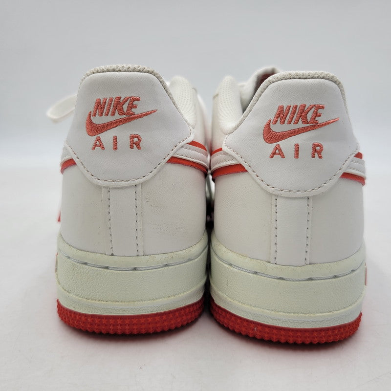 【中古品】【レディース】 NIKE ナイキ GS AIR FORCE 1 LOW DV7762-101 GS エアフォース1 ロー スニーカー 靴 166-260708-as-24-izu サイズ：23.5cm カラー：WHITE/PICANTE RED/WHITE 万代Net店