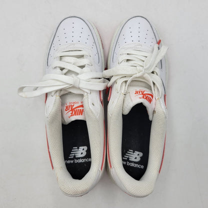 【中古品】【レディース】 NIKE ナイキ GS AIR FORCE 1 LOW DV7762-101 GS エアフォース1 ロー スニーカー 靴 166-260708-as-24-izu サイズ：23.5cm カラー：WHITE/PICANTE RED/WHITE 万代Net店
