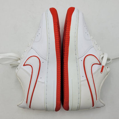 【中古品】【レディース】 NIKE ナイキ GS AIR FORCE 1 LOW DV7762-101 GS エアフォース1 ロー スニーカー 靴 166-260708-as-24-izu サイズ：23.5cm カラー：WHITE/PICANTE RED/WHITE 万代Net店
