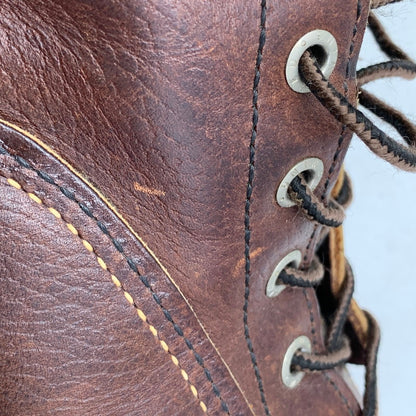 【中古品】【メンズ】 RED WING レッドウィング 2906 07年製 USA製 LINEMAN BOOTS ラインマン ブーツ 靴 シューズ 164-260707-yn-01-izu サイズ：USA9 カラー：ブラウン 万代Net店