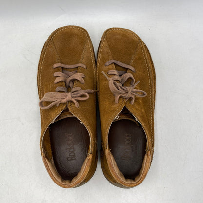 【中古品】【メンズ】 ROCKPORT ロックポート SUEDE SHOES APM26225 501838 スエード シューズ 靴 164-260713-as-25-izu サイズ：8W カラー：ブラウン 万代Net店