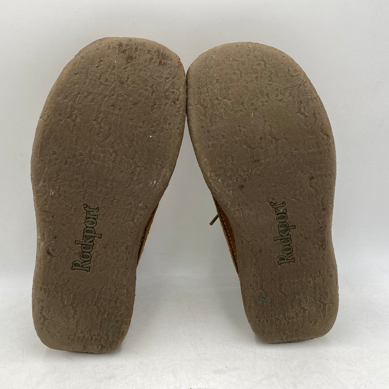 【中古品】【メンズ】 ROCKPORT ロックポート SUEDE SHOES APM26225 501838 スエード シューズ 靴 164-260713-as-25-izu サイズ：8W カラー：ブラウン 万代Net店