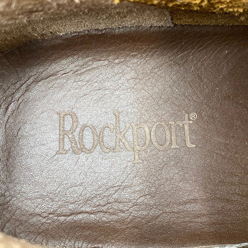 【中古品】【メンズ】 ROCKPORT ロックポート SUEDE SHOES APM26225 501838 スエード シューズ 靴 164-260713-as-25-izu サイズ：8W カラー：ブラウン 万代Net店