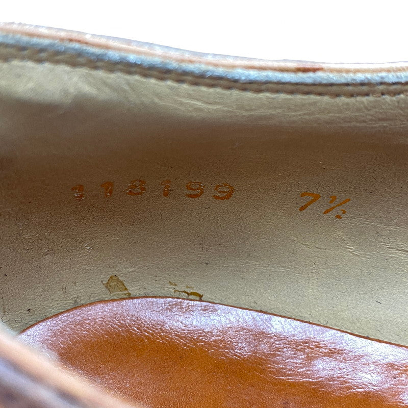【中古品】【メンズ】 MEERMIN メルミン 118199 U CHIP SHOES Uチップ シューズ 靴 164-260713-kh-12-izu サイズ：7 1/2 カラー：ブラウン 万代Net店