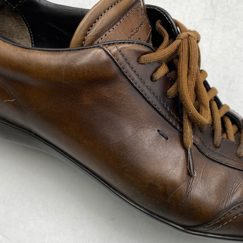【現状渡し品】【メンズ】 Santoni サントーニ DRESS SHOES ドレスシューズ 靴 164-260713-as-24-izu サイズ：7 1/2 カラー：ブラウン 万代Net店