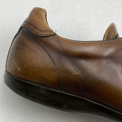 【現状渡し品】【メンズ】 Santoni サントーニ DRESS SHOES ドレスシューズ 靴 164-260713-as-24-izu サイズ：7 1/2 カラー：ブラウン 万代Net店