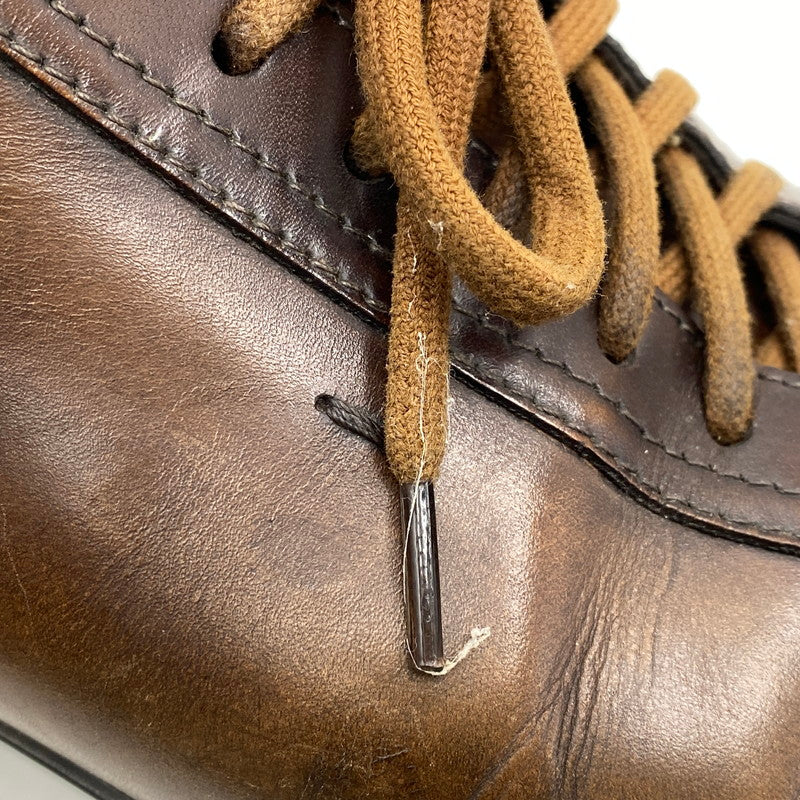 【現状渡し品】【メンズ】 Santoni サントーニ DRESS SHOES ドレスシューズ 靴 164-260713-as-24-izu サイズ：7 1/2 カラー：ブラウン 万代Net店