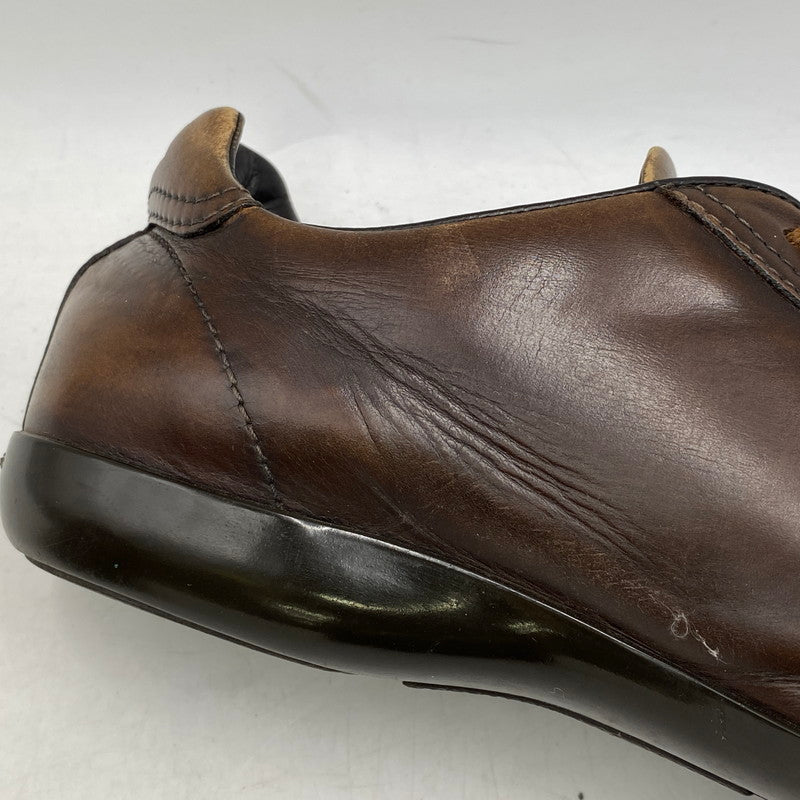 【現状渡し品】【メンズ】 Santoni サントーニ DRESS SHOES ドレスシューズ 靴 164-260713-as-24-izu サイズ：7 1/2 カラー：ブラウン 万代Net店