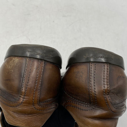 【現状渡し品】【メンズ】 Santoni サントーニ DRESS SHOES ドレスシューズ 靴 164-260713-as-24-izu サイズ：7 1/2 カラー：ブラウン 万代Net店