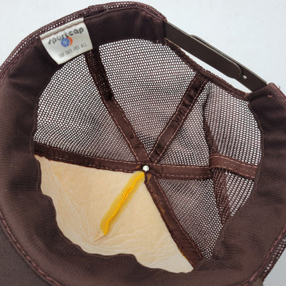 【中古品】【メンズ/レディース】 SPORTSCAP スポーツキャップ B&S AUTO BODY MESH CAP メッシュ キャップ 帽子 185-260708-as-26-izu サイズ：ONE SIZE カラー：ブラウン×イエロー 万代Net店