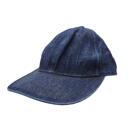 【中古品】【メンズ/レディース】 POTEN ポテン WAREHOUSE ウエアハウス EXPERIMENTAL GARMENT USN DENIM BASEBALL CAP デニム ベースボールキャップ 帽子 185-260708-as-27-izu サイズ：M カラー：インディゴ 万代Net店