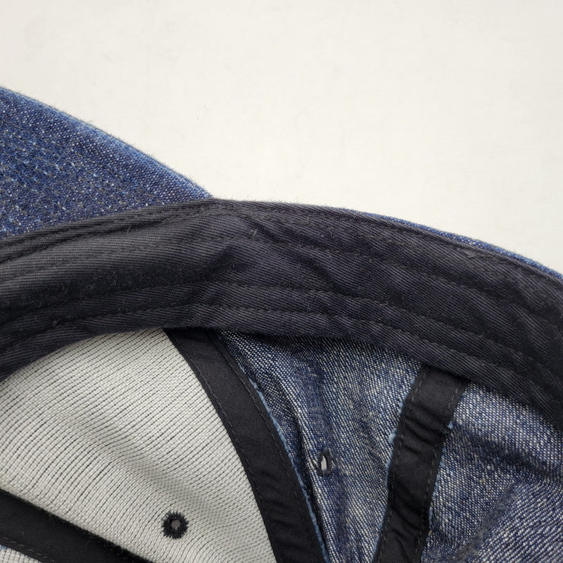 【中古品】【メンズ/レディース】 POTEN ポテン WAREHOUSE ウエアハウス EXPERIMENTAL GARMENT USN DENIM BASEBALL CAP デニム ベースボールキャップ 帽子 185-260708-as-27-izu サイズ：M カラー：インディゴ 万代Net店