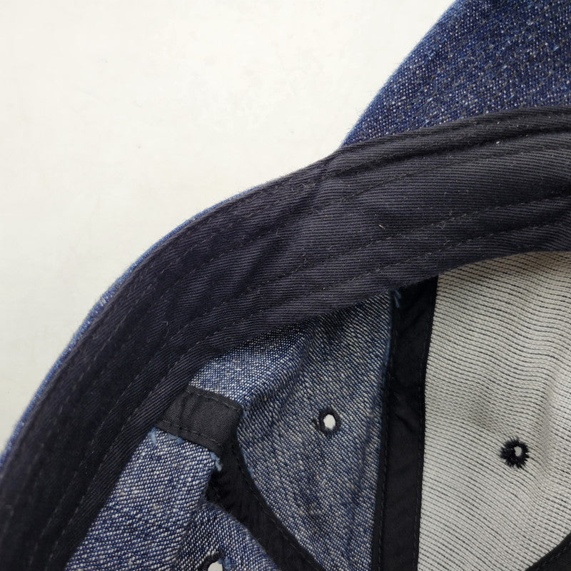 【中古品】【メンズ/レディース】 POTEN ポテン WAREHOUSE ウエアハウス EXPERIMENTAL GARMENT USN DENIM BASEBALL CAP デニム ベースボールキャップ 帽子 185-260708-as-27-izu サイズ：M カラー：インディゴ 万代Net店