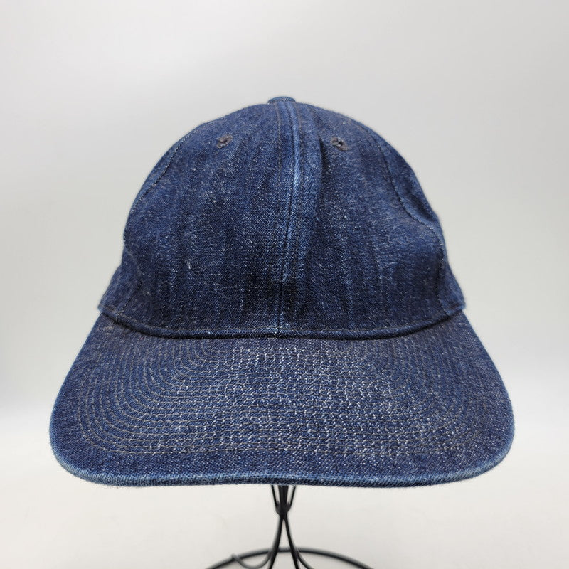 【中古品】【メンズ/レディース】 POTEN ポテン WAREHOUSE ウエアハウス EXPERIMENTAL GARMENT USN DENIM BASEBALL CAP デニム ベースボールキャップ 帽子 185-260708-as-27-izu サイズ：M カラー：インディゴ 万代Net店