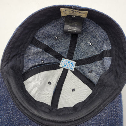 【中古品】【メンズ/レディース】 POTEN ポテン WAREHOUSE ウエアハウス EXPERIMENTAL GARMENT USN DENIM BASEBALL CAP デニム ベースボールキャップ 帽子 185-260708-as-27-izu サイズ：M カラー：インディゴ 万代Net店