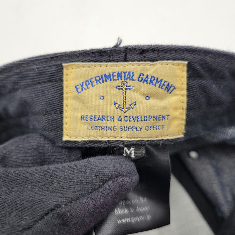 【中古品】【メンズ/レディース】 POTEN ポテン WAREHOUSE ウエアハウス EXPERIMENTAL GARMENT USN DENIM BASEBALL CAP デニム ベースボールキャップ 帽子 185-260708-as-27-izu サイズ：M カラー：インディゴ 万代Net店