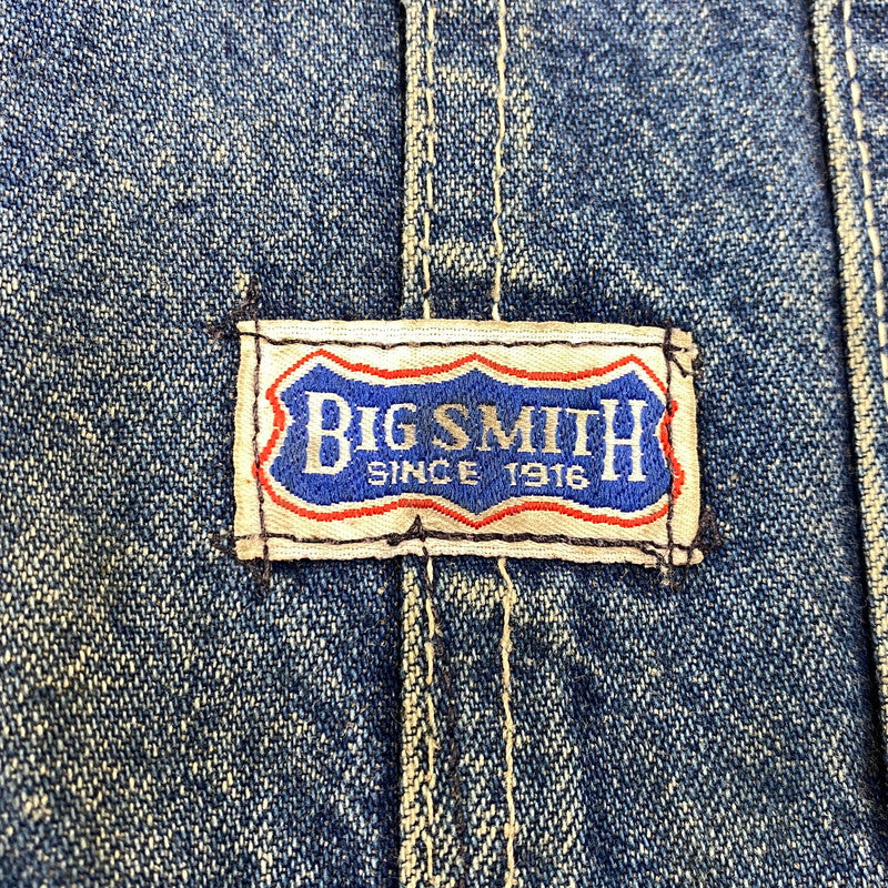 【現状渡し品】【メンズ】 BIG SMITH ビッグスミス DENIM OVERALLS デニム オーバーオール USA製 146-260713-as-16-izu カラー：インディゴ 万代Net店