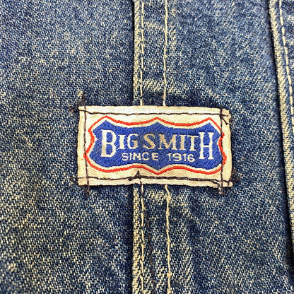 【現状渡し品】【メンズ】 BIG SMITH ビッグスミス DENIM OVERALLS デニム オーバーオール USA製 146-260713-as-16-izu カラー：インディゴ 万代Net店