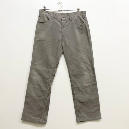 【中古品】【メンズ】 Levi's リーバイス 刻印536 85年製 白タブ 42TALON 80S 519 CORDUROY PANTS コーデュロイ パンツ ボトムス 157-260708-yn-03-izu サイズ：不明 カラー：グレー 万代Net店