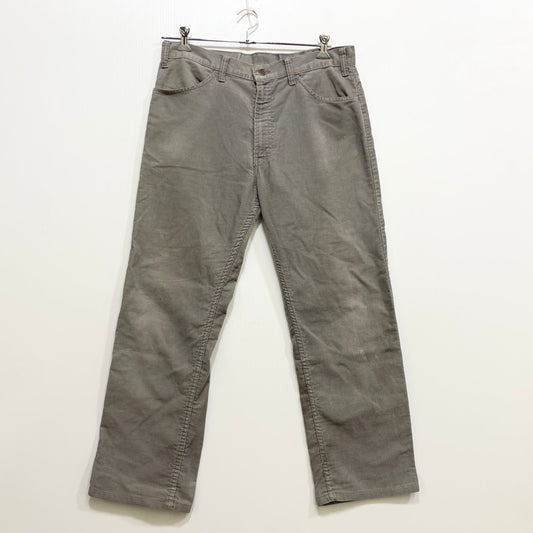 【中古品】【メンズ】 Levi's リーバイス 刻印536 85年製 白タブ 42TALON 80S 519 CORDUROY PANTS コーデュロイ パンツ ボトムス 157-260708-yn-03-izu サイズ：不明 カラー：グレー 万代Net店
