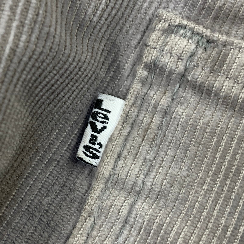 【中古品】【メンズ】 Levi's リーバイス 刻印536 85年製 白タブ 42TALON 80S 519 CORDUROY PANTS コーデュロイ パンツ ボトムス 157-260708-yn-03-izu サイズ：不明 カラー：グレー 万代Net店