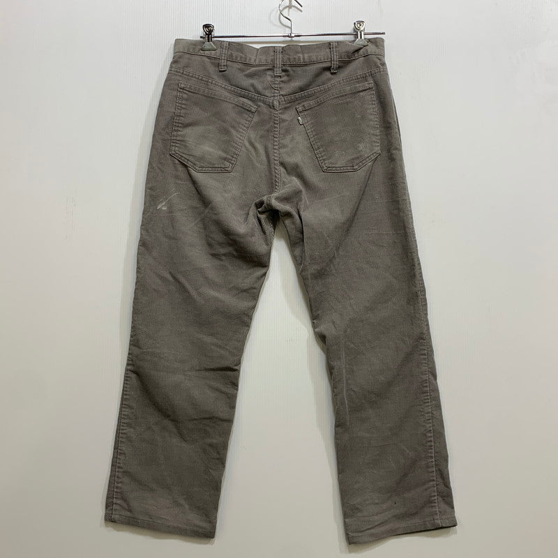 【中古品】【メンズ】 Levi's リーバイス 刻印536 85年製 白タブ 42TALON 80S 519 CORDUROY PANTS コーデュロイ パンツ ボトムス 157-260708-yn-03-izu サイズ：不明 カラー：グレー 万代Net店