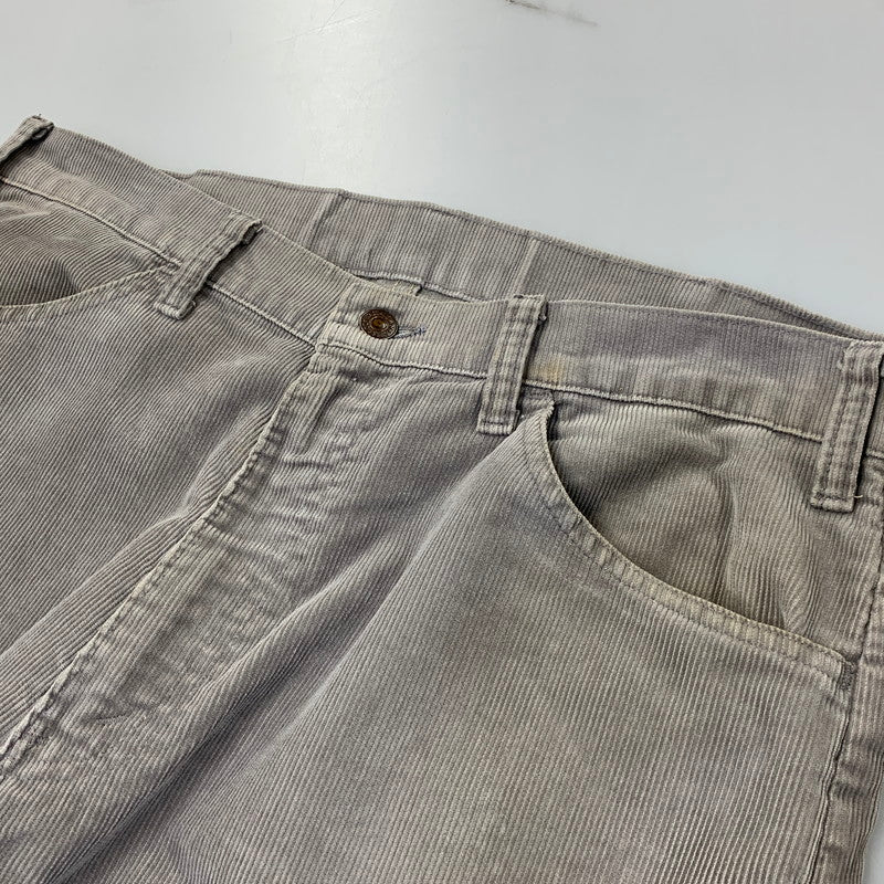 【中古品】【メンズ】 Levi's リーバイス 刻印536 85年製 白タブ 42TALON 80S 519 CORDUROY PANTS コーデュロイ パンツ ボトムス 157-260708-yn-03-izu サイズ：不明 カラー：グレー 万代Net店