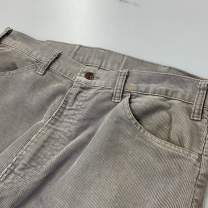 【中古品】【メンズ】 Levi's リーバイス 刻印536 85年製 白タブ 42TALON 80S 519 CORDUROY PANTS コーデュロイ パンツ ボトムス 157-260708-yn-03-izu サイズ：不明 カラー：グレー 万代Net店