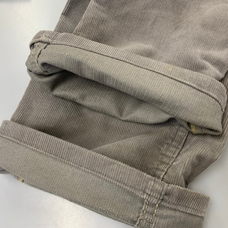 【中古品】【メンズ】 Levi's リーバイス 刻印536 85年製 白タブ 42TALON 80S 519 CORDUROY PANTS コーデュロイ パンツ ボトムス 157-260708-yn-03-izu サイズ：不明 カラー：グレー 万代Net店