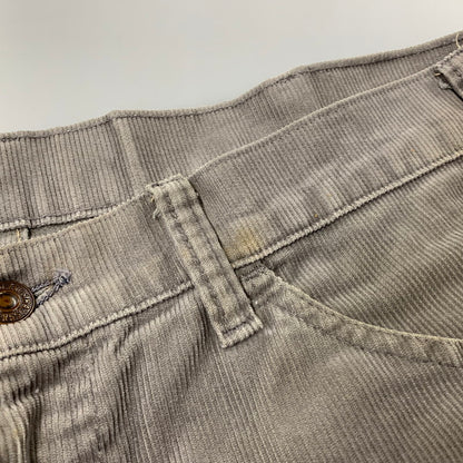 【中古品】【メンズ】 Levi's リーバイス 刻印536 85年製 白タブ 42TALON 80S 519 CORDUROY PANTS コーデュロイ パンツ ボトムス 157-260708-yn-03-izu サイズ：不明 カラー：グレー 万代Net店