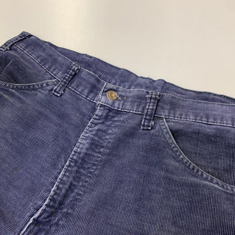 【中古品】【メンズ】 LEVI'S リーバイス 刻印536 85年製 白タブ 42TALON 80S 519 CORDUROY PANTS コーデュロイ パンツ ボトムス 157-260708-yn-06-izu サイズ：W36×L36 カラー：ネイビー 万代Net店