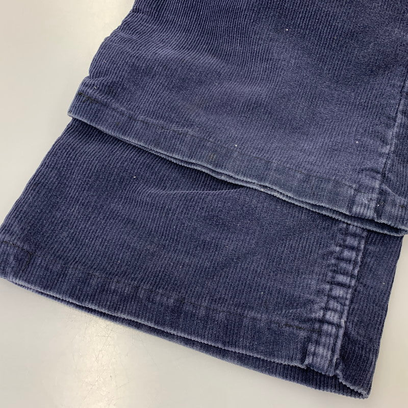 【中古品】【メンズ】 LEVI'S リーバイス 刻印536 85年製 白タブ 42TALON 80S 519 CORDUROY PANTS コーデュロイ パンツ ボトムス 157-260708-yn-06-izu サイズ：W36×L36 カラー：ネイビー 万代Net店