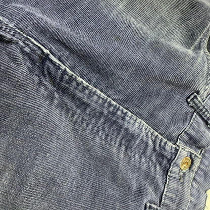 【中古品】【メンズ】 LEVI'S リーバイス 刻印536 85年製 白タブ 42TALON 80S 519 CORDUROY PANTS コーデュロイ パンツ ボトムス 157-260708-yn-06-izu サイズ：W36×L36 カラー：ネイビー 万代Net店